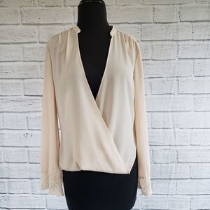 Jealous Tomato Sheer Cross Front Blouse Sheer